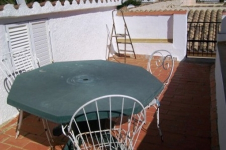 Roof terrace with sea view